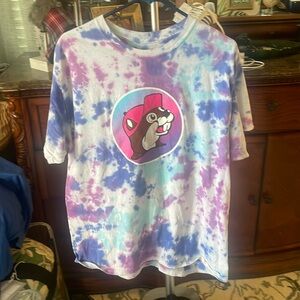 Bucee’s tie dye shirt!